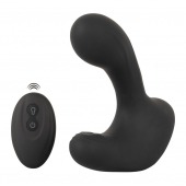 Черная анальная вибропробка с функцией расширения RC Butt Plug with 3 functions - Orion - в Саранске купить с доставкой