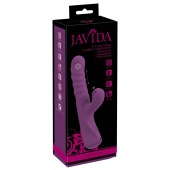 Фиолетовый вибратор-кролик с функцией постукивания и фрикциями 3 Function Rabbit Vibrator - 23,7 см. - Orion