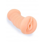 Телесный двусторонний мастурбатор с вибропулей и эрекционными кольцами в комплекте - Sexy Girl - в Саранске купить с доставкой