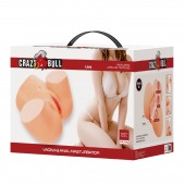 Телесный мастурбатор Liora с 2 любовными тоннелями - Baile - в Саранске купить с доставкой