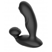 Черный вибромассажер простаты с вращающимся шариком - Secwell - в Саранске купить с доставкой