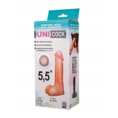 Фаллическая насадка Харнесс UNICOCK 5,5  - 17 см. - LOVETOY (А-Полимер) - купить с доставкой в Саранске
