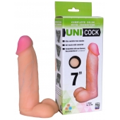 Фаллическая насадка Харнесс UNICOCK 7  - 19 см. - LOVETOY (А-Полимер) - купить с доставкой в Саранске