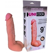 Фаллическая насадка Харнесс UNICOCK 9  - 24 см. - LOVETOY (А-Полимер) - купить с доставкой в Саранске
