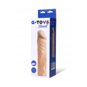 Насадка с ярко выраженной головкой и рельефным стволом - 19 см. - A-toys - в Саранске купить с доставкой