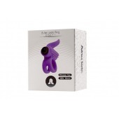 Эрекционное кольцо с подхватом мошонки и стимуляцией клитора Bullet Lastic Ring - Adrien Lastic - в Саранске купить с доставкой