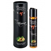 Массажное масло с ароматом экзотических фруктов Huile de Massage Gourmande Fruits Exotiques - 59 мл. - Plaisir Secret - купить с доставкой в Саранске