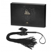 Чёрная плётка Lilly Whip Bijoux - Bijoux Indiscrets - купить с доставкой в Саранске