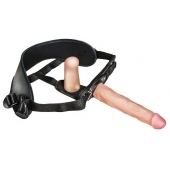 Женский страпон с вагинальной пробкой Woman Strap - 18 см. - LOVETOY (А-Полимер) - купить с доставкой в Саранске