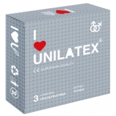 Презервативы с точками Unilatex Dotted - 3 шт. - Unilatex - купить с доставкой в Саранске