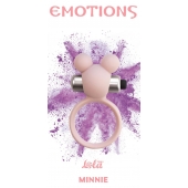 Розовое эрекционное виброколечко Emotions Minnie Light pink - Lola Games - в Саранске купить с доставкой