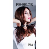 Чёрный кожаный чокер-кляп Tyra Black - Rebelts - купить с доставкой в Саранске