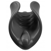 Чёрный мастурбатор Vibrating Silicone Stimulator с вибрацией - Pipedream - в Саранске купить с доставкой