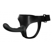 Страпон с изогнутой головкой Ultra Harness Curvy Dildo - 15,8 см. - Baile - купить с доставкой в Саранске