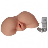 Телесная вибровагина из киберкожи с выносным пультом - LOVETOY (А-Полимер) - в Саранске купить с доставкой
