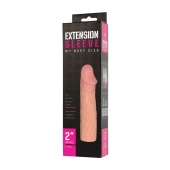Телесная насадка-удлинитель Extension sleeve - 17 см. - Sitabella - в Саранске купить с доставкой