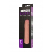 Насадка-удлинитель Extension sleeve телесного цвета - 18,5 см. - Sitabella - в Саранске купить с доставкой
