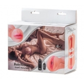 Двусторонний мастурбатор с вибропулей Satisfaction Babylicious - Lola Games - в Саранске купить с доставкой