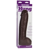 Большая насадка для трусиков Vac-U-Lock Realistic Hung - 31,7 см. - Doc Johnson - купить с доставкой в Саранске