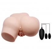 Телесный полуторс с двумя любовными тоннелями и вибрацией - Baile - в Саранске купить с доставкой