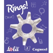 Прозрачное эрекционное кольцо Rings Cogweel - Lola Games - в Саранске купить с доставкой