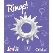 Прозрачное эрекционное кольцо Rings Cristal - Lola Games - в Саранске купить с доставкой