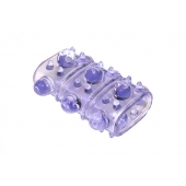 Фиолетовая насадка на пенис Rings Armour - Lola Games - в Саранске купить с доставкой