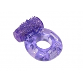 Фиолетовое эрекционное кольцо с вибрацией Rings Axle-pin - Lola Games - в Саранске купить с доставкой