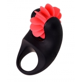 Чёрно-красное эрекционное виброкольцо Erotist - Erotist Adult Toys - в Саранске купить с доставкой