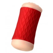 Двухсторонний мастурбатор JOS  NADIN в красном цилиндре - JOS - в Саранске купить с доставкой