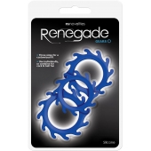 Набор из 3 синих эрекционных колец Renegade Gears - NS Novelties - в Саранске купить с доставкой