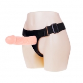 Телесный фаллоимитатор на трусиках Jessica Strap-On - 15,5 см. - Baile - купить с доставкой в Саранске