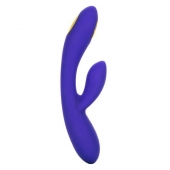 Фиолетовый вибратор с функцией электростимуляции Intimate E-Stimulator Dual Wand - 21,5 см. - California Exotic Novelties - купить с доставкой в Саранске