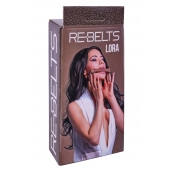 Кляп-трензель Lora с металлическими кольцами - Rebelts - купить с доставкой в Саранске