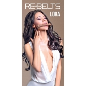 Кляп-трензель Lora с металлическими кольцами - Rebelts - купить с доставкой в Саранске