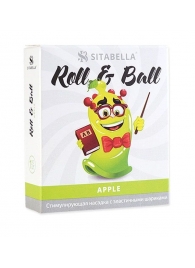 Стимулирующий презерватив-насадка Roll   Ball Apple - Sitabella - купить с доставкой в Саранске