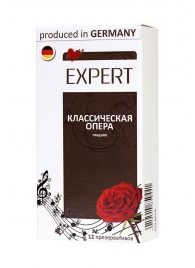 Гладкие презервативы Expert  Классическая опера  - 12 шт. - Expert - купить с доставкой в Саранске