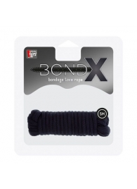 Чёрная веревка для связывания BONDX LOVE ROPE - 5 м. - Dream Toys - купить с доставкой в Саранске