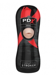 Мастурбатор-ротик Vibrating Oral Stroker - Pipedream - в Саранске купить с доставкой