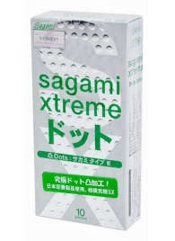 Презервативы Sagami Xtreme Type-E с точками - 10 шт. - Sagami - купить с доставкой в Саранске