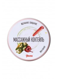 Массажная свеча «Массажный коктейль» с ароматом пина колады - 30 мл. - ToyFa - купить с доставкой в Саранске