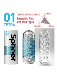 Мастурбатор SPINNER Tetra - Tenga - в Саранске купить с доставкой