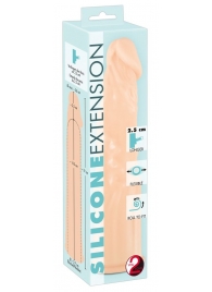 Телесная насадка-удлинитель Silicone Extension - 19 см. - Orion - в Саранске купить с доставкой