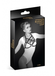 Черная упряжь на грудь Clara - Bijoux Pour Toi - купить с доставкой в Саранске