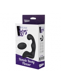 Черный вибромассажер простаты REMOTE BOOTY PLEASER - Dream Toys - в Саранске купить с доставкой