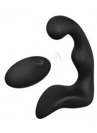 Черный вибромассажер простаты REMOTE BOOTY PLEASER - Dream Toys - в Саранске купить с доставкой