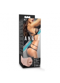 Телесный мастурбатор-ротик Angie - Blush Novelties - в Саранске купить с доставкой