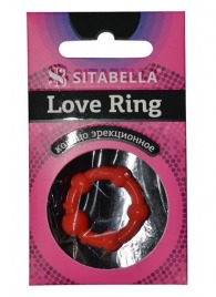 Эрекционное кольцо из киберкожи со стимулирующими бусинами - Sitabella - в Саранске купить с доставкой