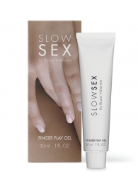 Гель для мастурбации с ароматом кокоса Slow Sex Finger Play Gel - 30 мл. - Bijoux Indiscrets - купить с доставкой в Саранске