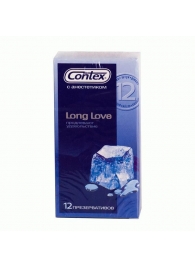 Презервативы с продлевающей смазкой Contex Long Love - 12 шт. - Contex - купить с доставкой в Саранске